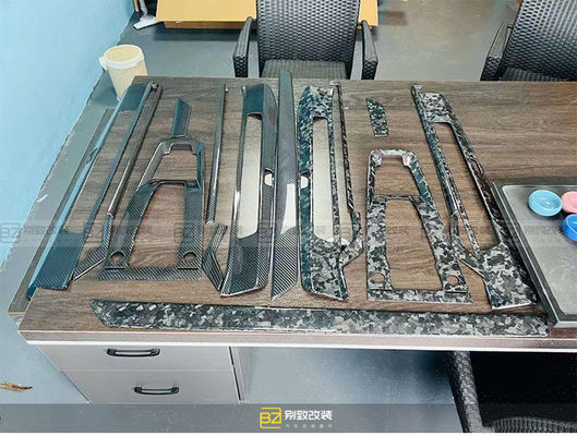 Porsche 911 992 Karbon Fiber İç İç 911 992 Karbon Fiber Merkezi Panel Kapı Tahta İç