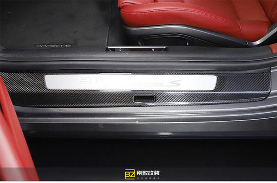 Porsche 911 992 Karbon Fiber İç İç 911 992 Karbon Fiber Merkezi Panel Kapı Tahta İç
