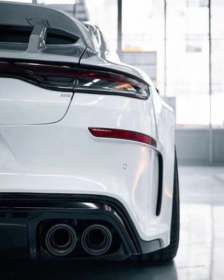 Porsche Palamela 971 Spoiler için Otomatik Parçalar Palamela 971 Techart tarzı Karbon Fiber Spoiler ile geliştirildi