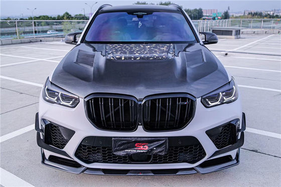 Otomobil Parçaları BMW X5M X5M Karbon Fiber Hood X5M Ön Kürek Diffuser Spoiler X5M Geniş Vücut Kitleri için Karbon Fiber Vücut Seti