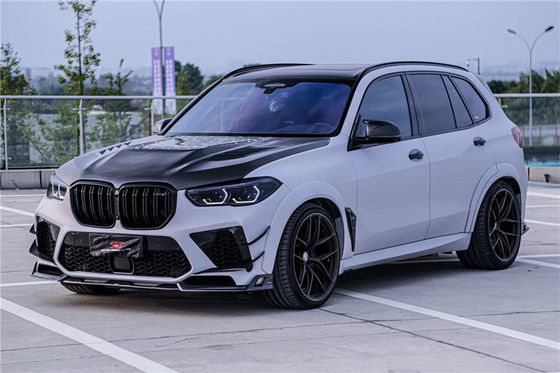 Otomobil Parçaları BMW X5M X5M Karbon Fiber Hood X5M Ön Kürek Diffuser Spoiler X5M Geniş Vücut Kitleri için Karbon Fiber Vücut Seti