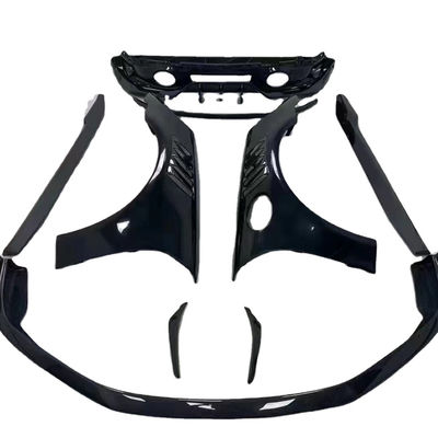 için Porsche 992 Karbon fiber Body Kit 992 Karbon fiber front lip diffuser side skirt spoiler hood fender
