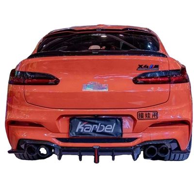 BMW X4M Karbon Fiber Bodies Kit için Otomatik Parçalar X4M Karbon Fiber Front Scoop Diffuser Spoiler Hood Body Kit