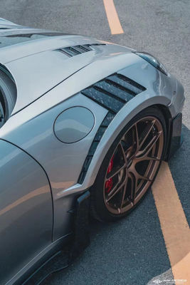 Porsche 911 992 Karbon Fiber Body Kit 992 MIW tarzı Yeniletilmiş Ön ve Arka Bump Spoiler Hood Geniş Vücut Kit