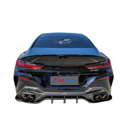 BMW 8 Serisi G14 G15 G16 840i Karbon Fiber Bodies Kit 840i Karbon Fiber Front Scoop Diffused Spoiler Side Skirt için Otomatik Parçalar