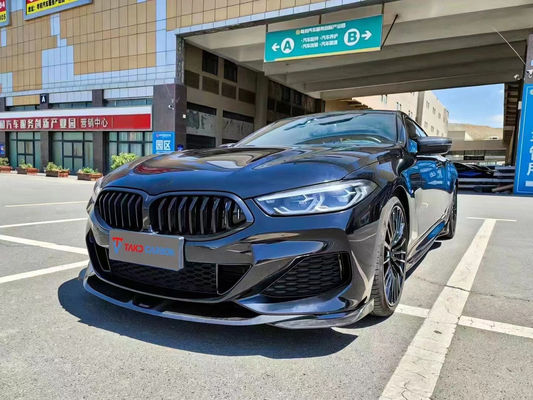 BMW 8 Serisi G14 G15 G16 840i Karbon Fiber Bodies Kit 840i Karbon Fiber Front Scoop Diffused Spoiler Side Skirt için Otomatik Parçalar