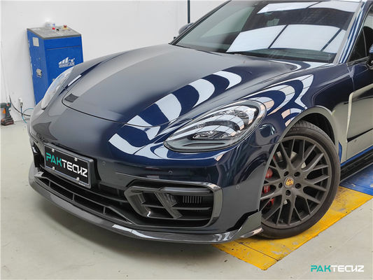Porsche Palamela 971 Karbon Fiber Body Kit için Paramela 971 Karbon Fiber Front Lip Diffuser Spoiler Side Skirt Body Kit