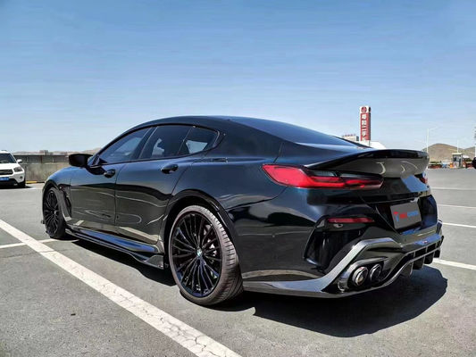 BMW 8 Serisi G14 G15 G16 840i Karbon Fiber Bodies Kit 840i Karbon Fiber Front Scoop Diffused Spoiler Side Skirt için Otomatik Parçalar