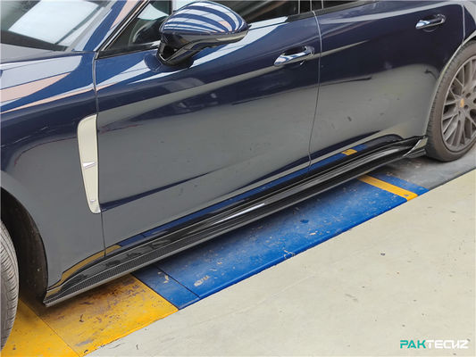 Porsche Palamela 971 Karbon Fiber Body Kit için Paramela 971 Karbon Fiber Front Lip Diffuser Spoiler Side Skirt Body Kit