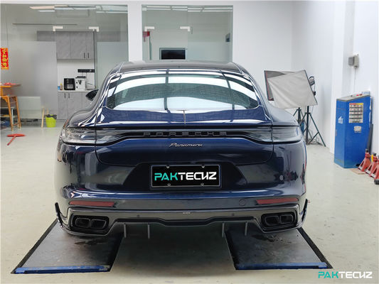 Porsche Palamela 971 Karbon Fiber Body Kit için Paramela 971 Karbon Fiber Front Lip Diffuser Spoiler Side Skirt Body Kit