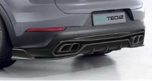 Porsche Cayenne Karbon Fiber Bodies Kit Cayenne Karbon Fiber Front Lip Diffuser Spoiler Top Wing Hood Side Skirt