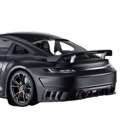 Porsche 992 Turbo Karbon Fiber Spoiler 992 Turbo Upgrade Paktechz Stili Karbon Fiber Tail Cover Spoiler için
