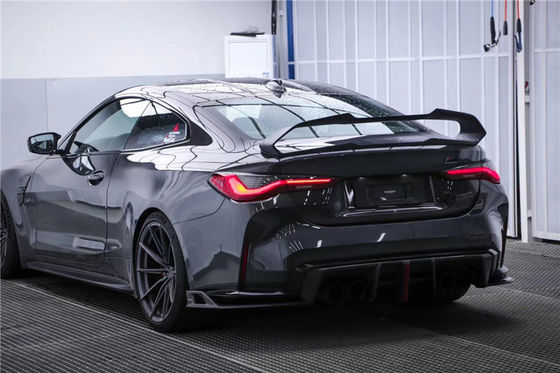 BMW 4 Serisi M4 G22 G82 G82 G22 G22 Karbon Fiber Tail Spoiler Body Kit için Karbon Fiber Spoiler