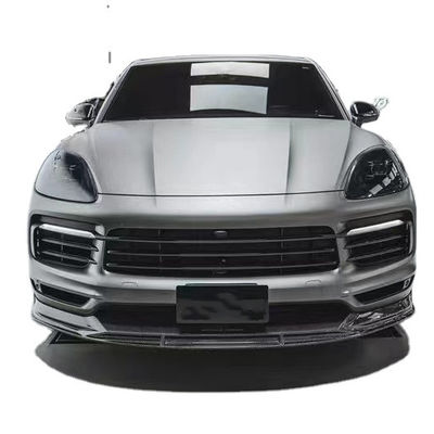 Porsche Cayenne Coupe Karbon Fiber Bodies Kit Cayenne Coupe FD tarzı yükseltilmiş Karbon Fiber Front Lip Diffuser Body Kit