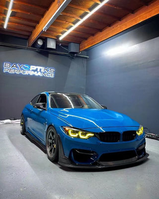 BMW M3 M4 F80F82 Karbon Fiber Body Kit M3 M4 F80F82 Yükseltilmiş Karbon Fiber Ön Dudak Ön Spoiler