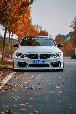 BMW M3 M4 F80F82 Karbon Fiber Body Kit M3 M4 F80F82 Yükseltilmiş Karbon Fiber Ön Dudak Ön Spoiler