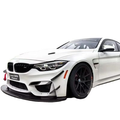 BMW M3 M4 F80F82 Karbon Fiber Body Kit M3 M4 F80F82 Yükseltilmiş Karbon Fiber Ön Dudak Ön Spoiler