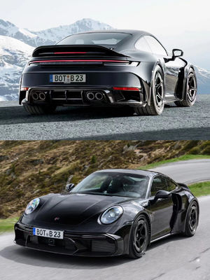 Porsche 992 Karbon Fiber Spoiler 992 Geliştirilmiş BS Tarzı Karbon Fiber Spoiler Tail Fin