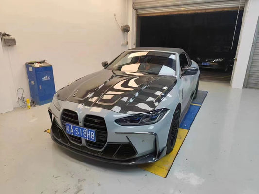 BMW G80 G82M3 M4 Karbon Fiber Body Kit G80 G82M3 M4 Geliştirilmiş Paktechz Stili Ön Dudak Diffuser Spoiler Hood