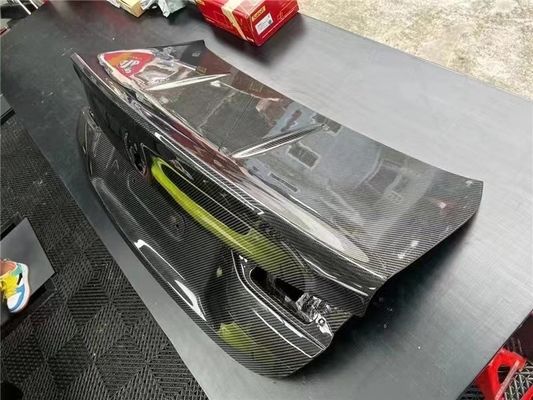 için BMW M3 M4 Karbon fiber arka kapağı M3 M4 CSL tarzı kuru karbon fiber gövde kapağı arka arka kapağı