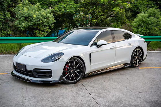 Porsche Panamera Karbon Fiber Bodies Kit için Panamera Karbon Fiber Front Lip Diffuser Spoiler Side Skirt