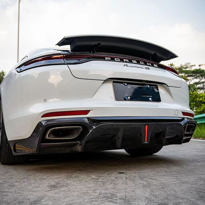 Porsche Panamera Karbon Fiber Bodies Kit için Panamera Karbon Fiber Front Lip Diffuser Spoiler Side Skirt