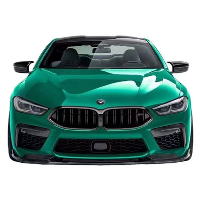 BMW M8 Karbon Fiber Body Kit için M8 Yükseltilmiş Vors Stili Karbon Fiber Ön Dudak Diffuser Spoiler Side Skirt Body Kit