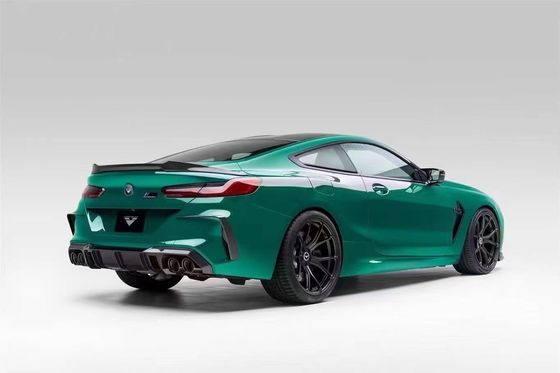 BMW M8 Karbon Fiber Body Kit için M8 Yükseltilmiş Vors Stili Karbon Fiber Ön Dudak Diffuser Spoiler Side Skirt Body Kit