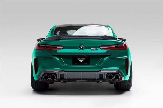 BMW M8 Karbon Fiber Body Kit için M8 Yükseltilmiş Vors Stili Karbon Fiber Ön Dudak Diffuser Spoiler Side Skirt Body Kit