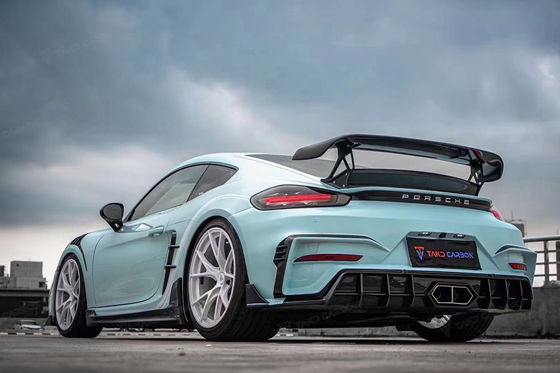 Lake Blue GTS Porsche Body Kit 718 Yan Eteği 2017 - 2019 Bump Spoiler