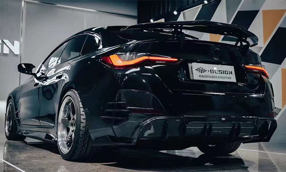 BMW I4 Karbon Fiber Bodies Kit I4 Karbon Fiber Front Lip Diffuser Spoiler Side Skirt Hood I4 Bodies Kit