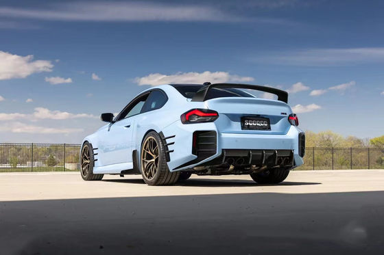 BMW M2 G87 Karbon Fiber Body Kit M2 G87 Yükseltilmiş MP Stili Karbon Fiber Front Lip Diffuser Spoiler Body Kit