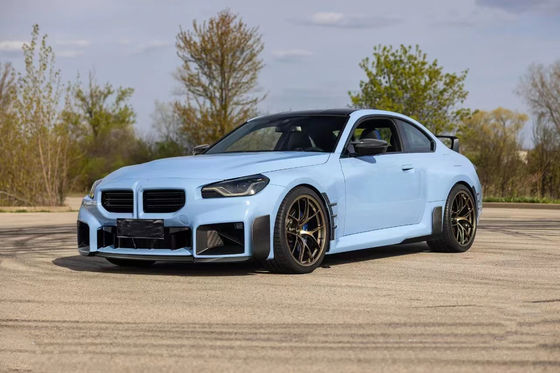BMW M2 G87 Karbon Fiber Body Kit M2 G87 Yükseltilmiş MP Stili Karbon Fiber Front Lip Diffuser Spoiler Body Kit