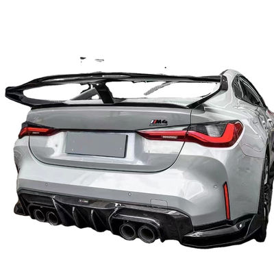BMW 4 Serisi G80 G82 M3 M4 Karbon Fiber Spoiler G80 G82 M3 M4 Geliştirilmiş GTR Stili Spoiler Wing