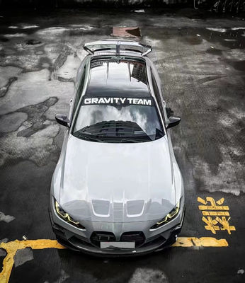 BMW 4 Serisi G80 G82 M3 M4 Karbon Fiber Spoiler G80 G82 M3 M4 Geliştirilmiş GTR Stili Spoiler Wing