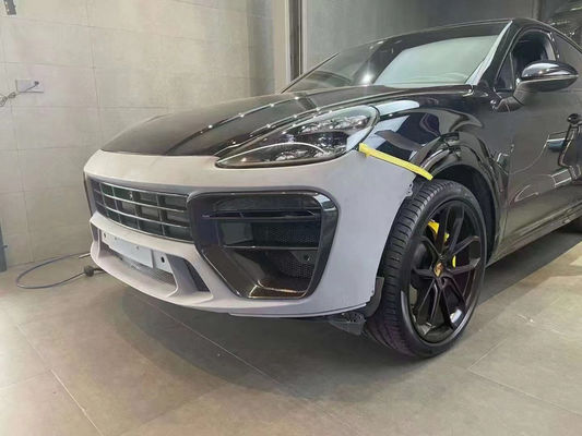 Cayenne Porsche Body Kit Kuru Karbon Fiber MTR Tarzı Ön Dudak Difüzörü
