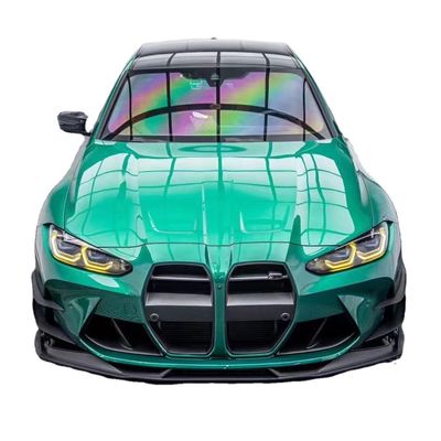 BMW G80 G82 M3 M4 Karbon Fiber Body Kit G80 G82 M3 M4 Gelişmiş AE Stili Ön Dudak Diffuser Spoiler Side Skirt Body Kit