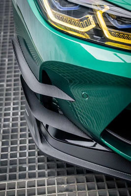 BMW G80 G82 M3 M4 Karbon Fiber Body Kit G80 G82 M3 M4 Gelişmiş AE Stili Ön Dudak Diffuser Spoiler Side Skirt Body Kit