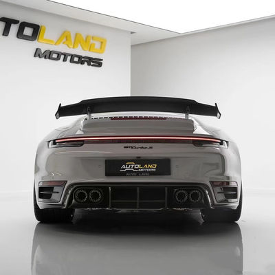 Tamir Porsche 992 Body Kit BS Style Turbo Widebody Diffuser Spoiler Kuru Karbon Fiber
