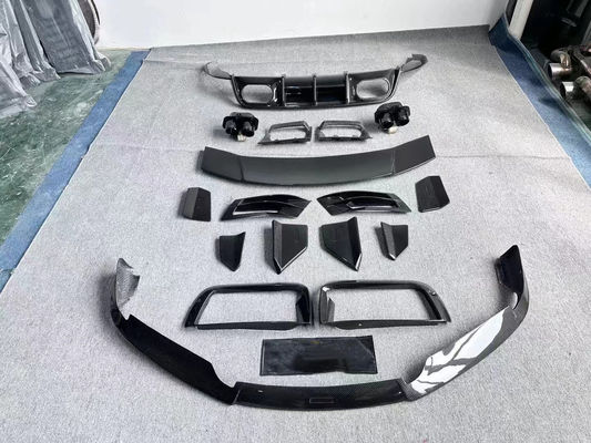 Tamir Porsche 992 Body Kit BS Style Turbo Widebody Diffuser Spoiler Kuru Karbon Fiber