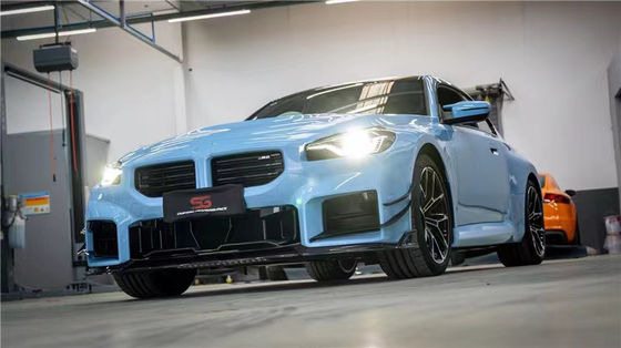 BMW M2 G87 Karbon Fiber Bodies Kit M2 G87 Upgraded AE Style Karbon Fiber Front Lip Diffuser Spoiler Body Kit