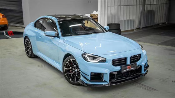 BMW M2 G87 Karbon Fiber Bodies Kit M2 G87 Upgraded AE Style Karbon Fiber Front Lip Diffuser Spoiler Body Kit