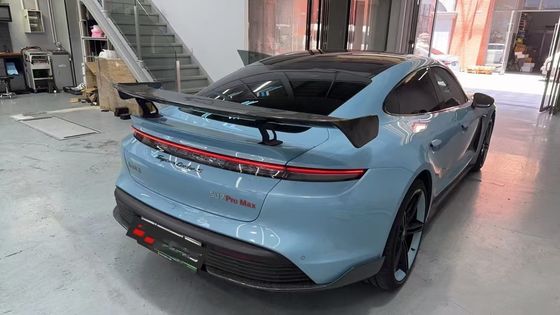 Taycan Porsche Body Kit Taycan Wch Stili Karbon Fiber Spoiler Wing