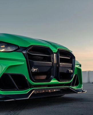 BMW M3 M4 Karbon Fiber Body Kit G80 G82M3 M4 Güncellenmiş VORS Stili Karbon Fiber Ön Tampon