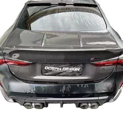 BMW G87 M2 Karbon Fiber Arka Bagaj Kapağı için G87 M2 CSL tarzı yükseltilmiş Karbon Fiber Arka Kapağı ve Bagaj Kapağı Kapak