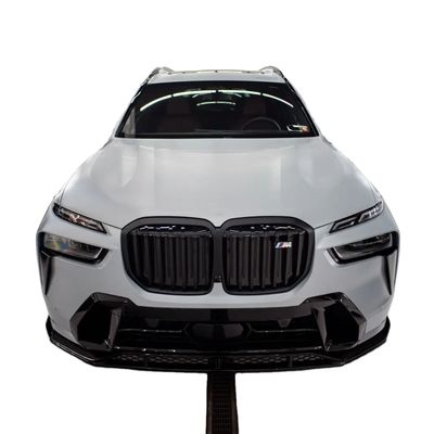BMW X7 Karbon Elyafı Vücut Kiti için X7 Karbon Elyafı Ön Dudak Diffuser Spoiler Hood Side Skirt Wide Body Kit