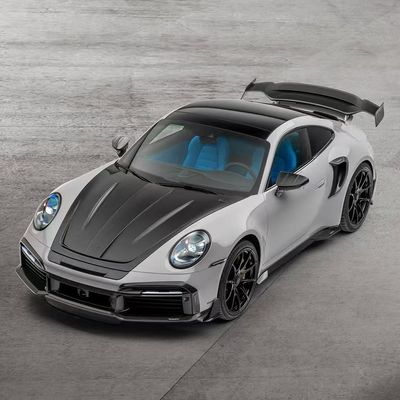 992 Turbo Porsche Body Kit Karbon Fiber MSY Stili Diy Arka Tampon Spoiler Hood