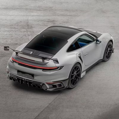 992 Turbo Porsche Body Kit Karbon Fiber MSY Stili Diy Arka Tampon Spoiler Hood