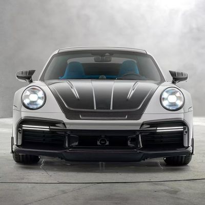 992 Turbo Porsche Body Kit Karbon Fiber MSY Stili Diy Arka Tampon Spoiler Hood