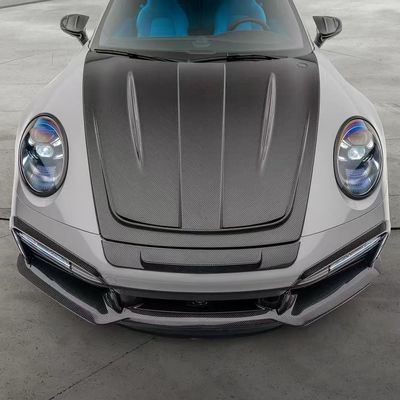 992 Turbo Porsche Body Kit Karbon Fiber MSY Stili Diy Arka Tampon Spoiler Hood